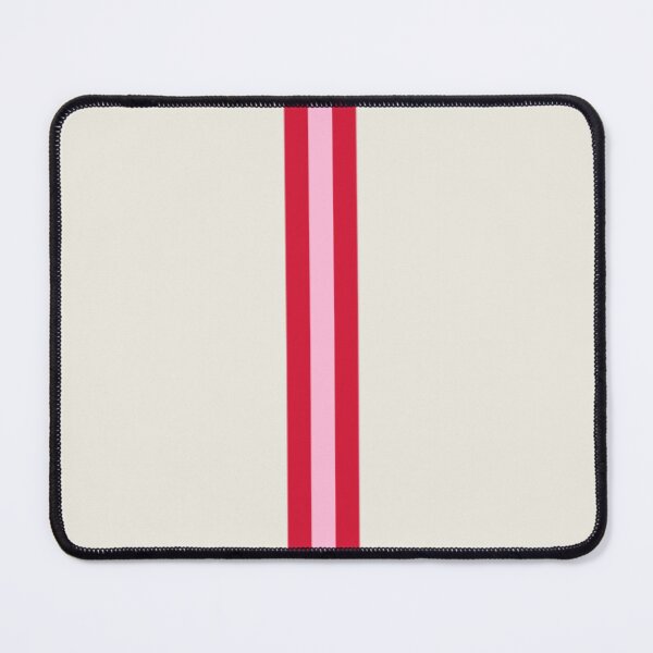 Item preview, CREAM, COTTON CANDY PINK & RED Central Vertical 3 STRIPES designed and sold by RachelMacht.