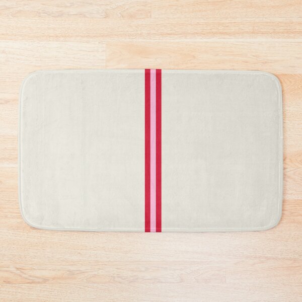 Item preview, CREAM, COTTON CANDY PINK & RED Central Vertical 3 STRIPES designed and sold by RachelMacht.