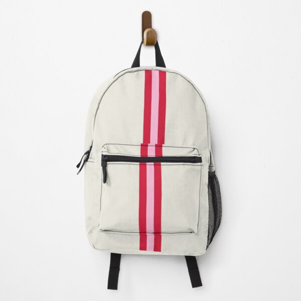Item preview, CREAM, COTTON CANDY PINK & RED Central Vertical 3 STRIPES designed and sold by RachelMacht.