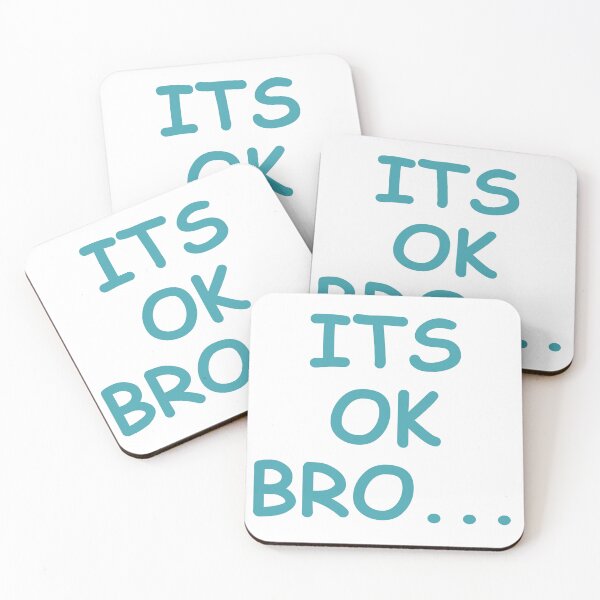 Item preview, Its ok Bro chill Sticker designed and sold by Appukestickers.