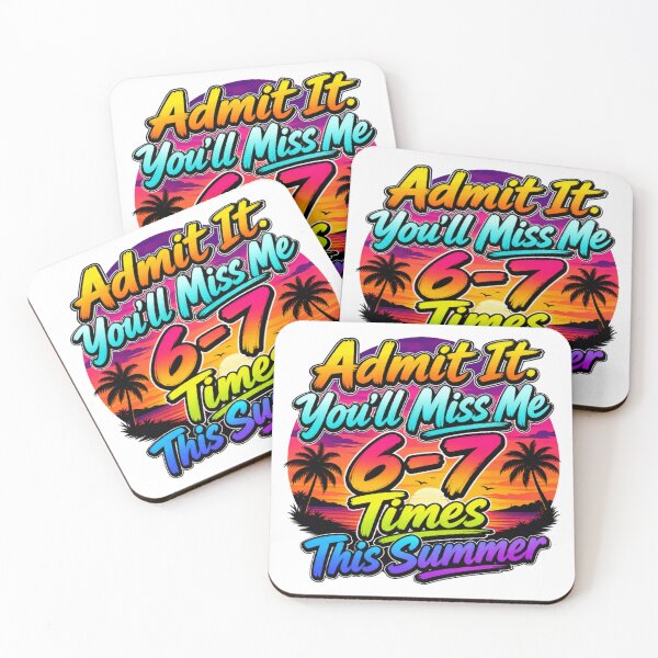 Item preview, Admit It Youll Miss Me 6 7 Times This Summer, Last Day Of School Design designed and sold by NovaNookStudio.