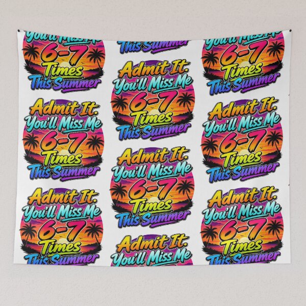 Item preview, Admit It Youll Miss Me 6 7 Times This Summer, Last Day Of School Design designed and sold by NovaNookStudio.