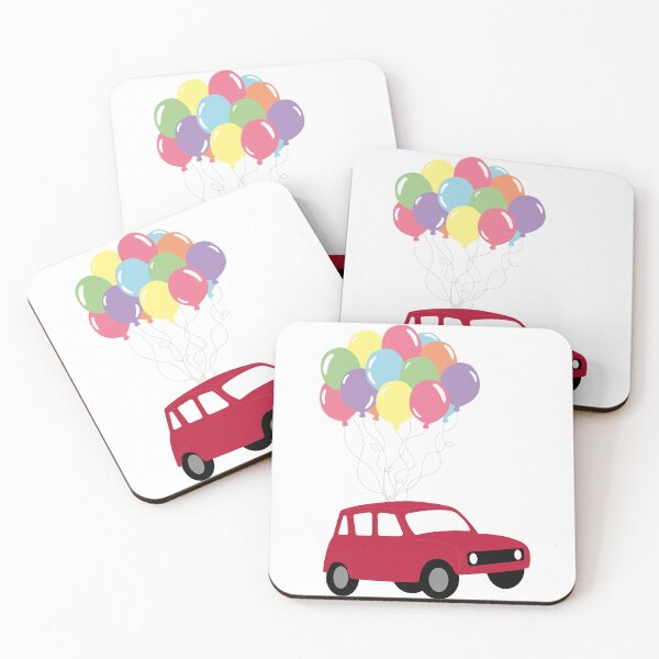 Item preview, Flying car with balloons designed and sold by Les Enfants des Possibles .