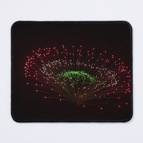 Item preview, Colorful Fireworks Display Fan Burst Over Night Sky, Red and Green Pyrotechnic Explosion designed and sold by Nmallia.
