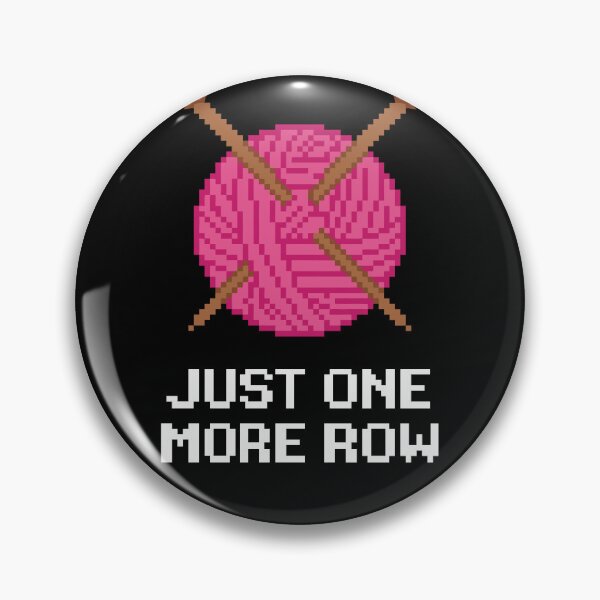 Item preview, Retro Pixel Art Pink Yarn Ball & Knitting Needles designed and sold by artistastshirt.