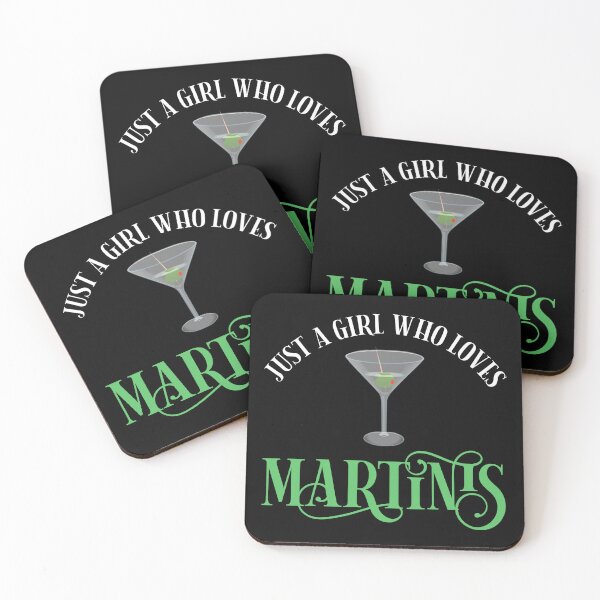 Item preview, Just A Girl Who Loves Martinis designed and sold by Cat Lady Designs.