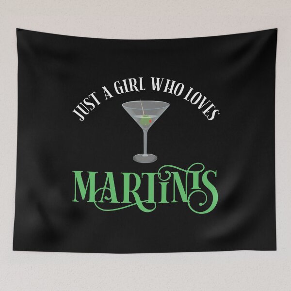 Item preview, Just A Girl Who Loves Martinis designed and sold by Cat Lady Designs.