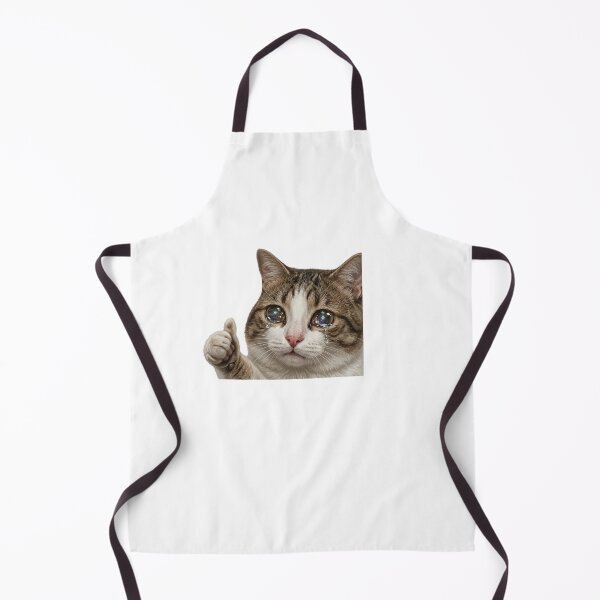 Item preview, Sad Crying Cat Thumbs Up Meme Art designed and sold by ogduckboy.