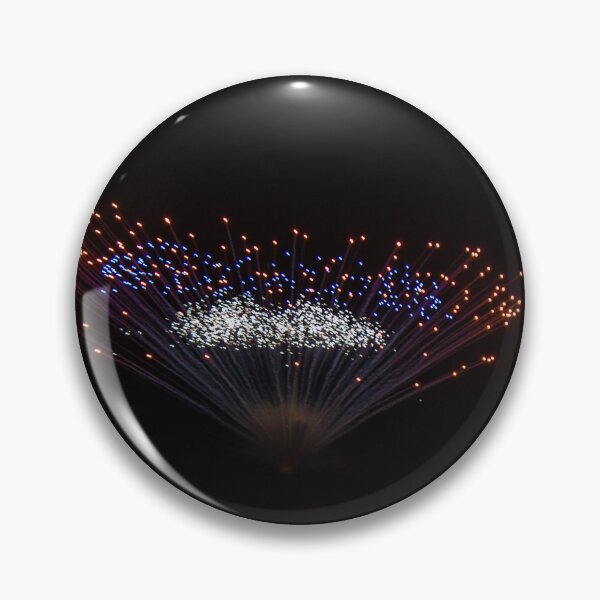 Item preview, Colorful Fireworks Display Fan Burst Over Night Sky designed and sold by Nmallia.
