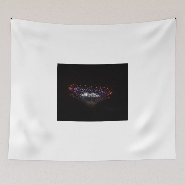 Item preview, Colorful Fireworks Display Fan Burst Over Night Sky designed and sold by Nmallia.