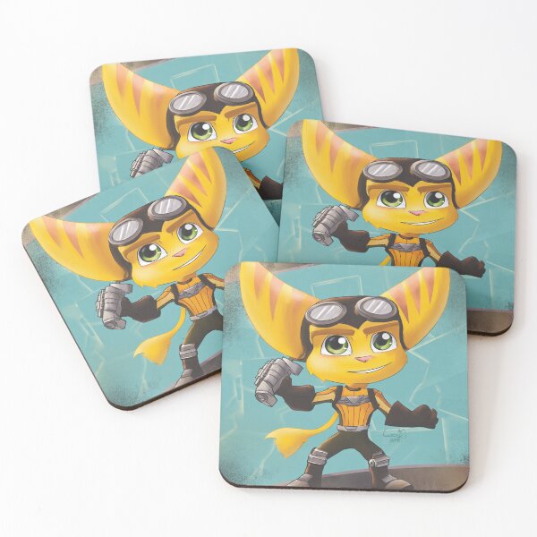 Item preview, Chibi Lombax Mechanic Hero | Cute Space Adventurer Art designed and sold by MyChibiArts.
