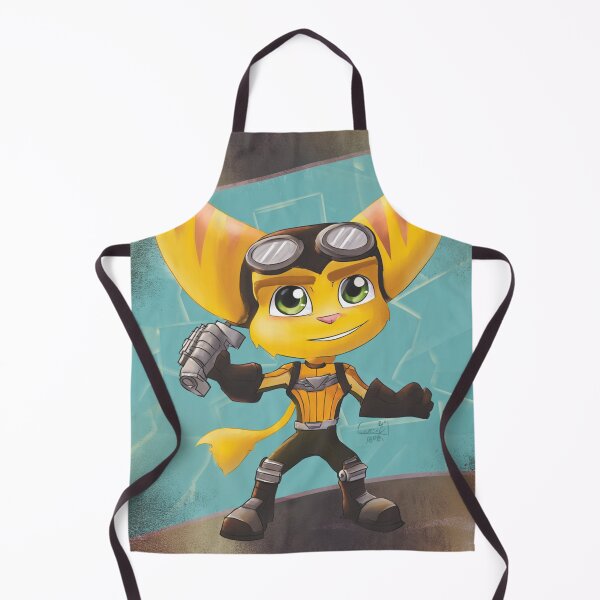 Item preview, Chibi Lombax Mechanic Hero | Cute Space Adventurer Art designed and sold by MyChibiArts.