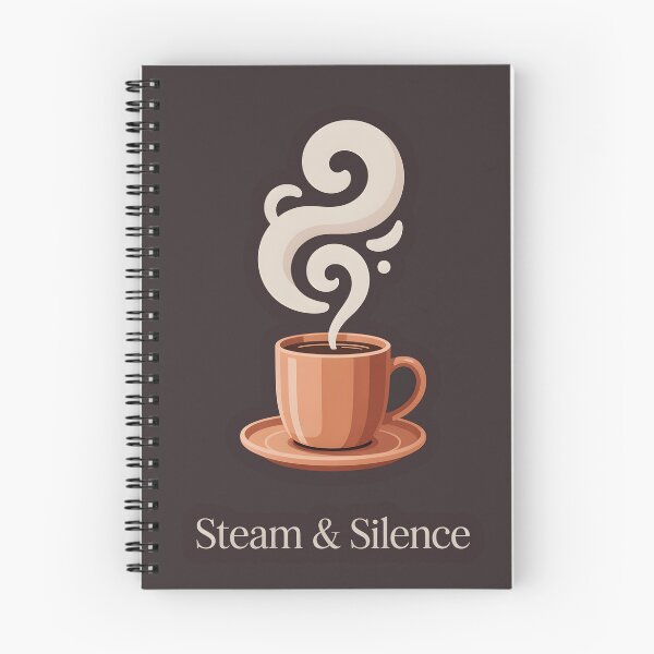 Item preview, Steam & Silence – Minimalist Coffee Mug Art Print, Serene Morning Illustration designed and sold by Montodesign.