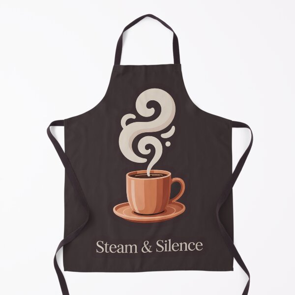 Item preview, Steam & Silence – Minimalist Coffee Mug Art Print, Serene Morning Illustration designed and sold by Montodesign.