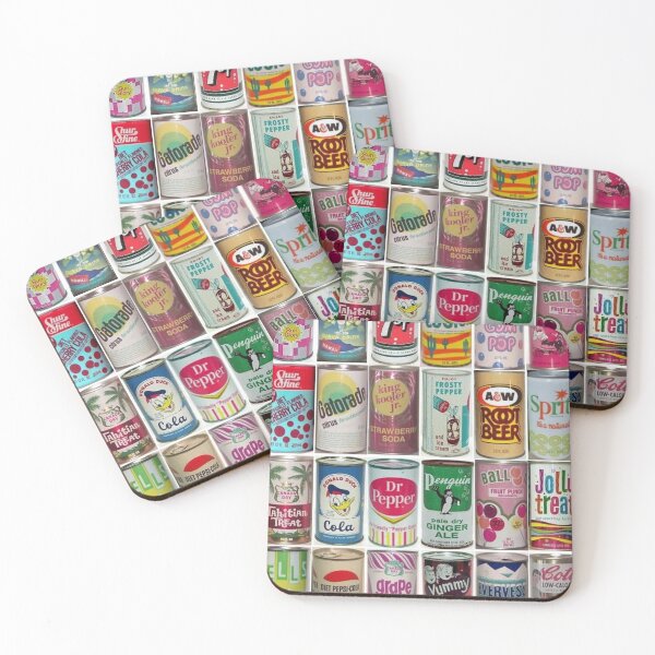 Item preview, Vintage Soda Cans designed and sold by WigOutlet.