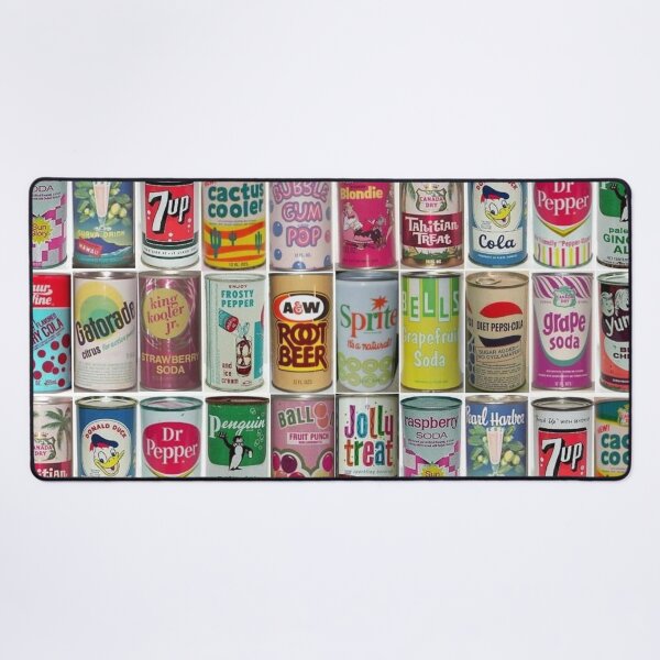 Item preview, Vintage Soda Cans designed and sold by WigOutlet.