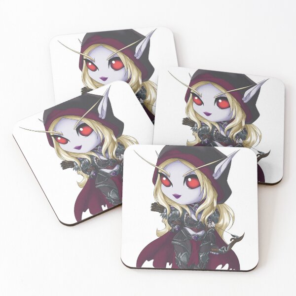 Item preview, Chibi Banshee‑Queen Archer | Cute Dark‑Fantasy Ranger Art designed and sold by MyChibiArts.
