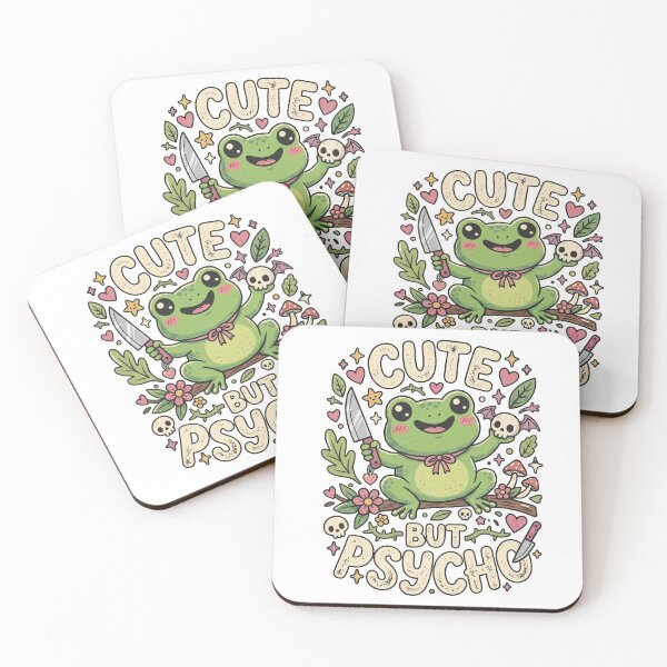 Item preview, Cute But Psycho Frog - Creepy Cute Goblincore Aesthetic designed and sold by Arts Paradise.