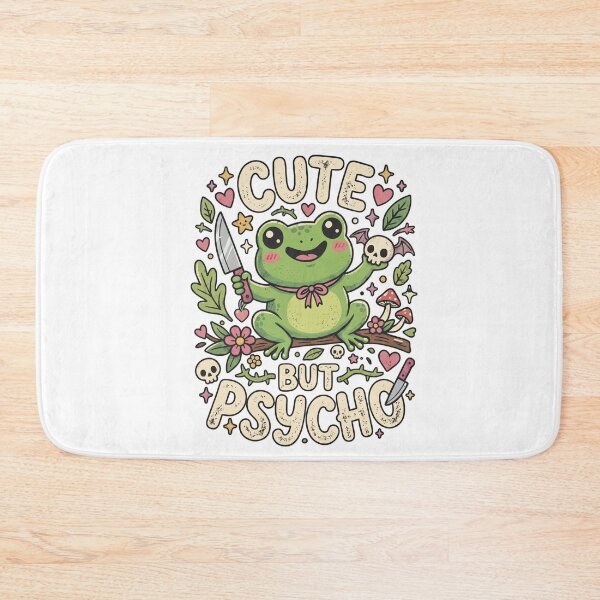 Item preview, Cute But Psycho Frog - Creepy Cute Goblincore Aesthetic designed and sold by Arts Paradise.