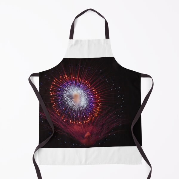 Item preview, Colorful Fireworks Display Fan Burst Over Night Sky designed and sold by Nmallia.