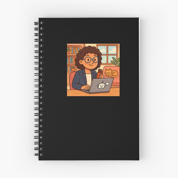 Item preview, Female Scientist at Work – Productivity, Curiosity & Chocolate designed and sold by gre47.