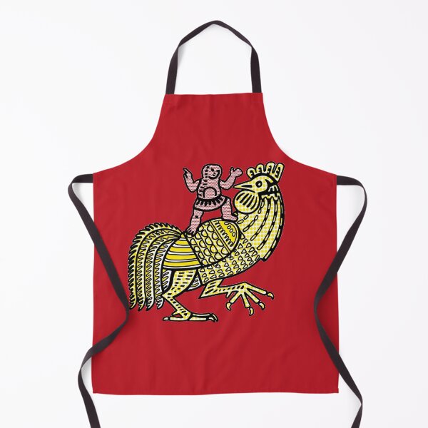 Item preview, Retro Pop Art Rooster with Figure Ben-Day Dot Design designed and sold by Terry Bain.