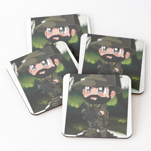 Item preview, Chibi Tactical SAS Captain | Cute Military Operator Art designed and sold by MyChibiArts.