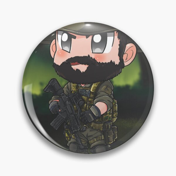 Item preview, Chibi Tactical SAS Captain | Cute Military Operator Art designed and sold by MyChibiArts.
