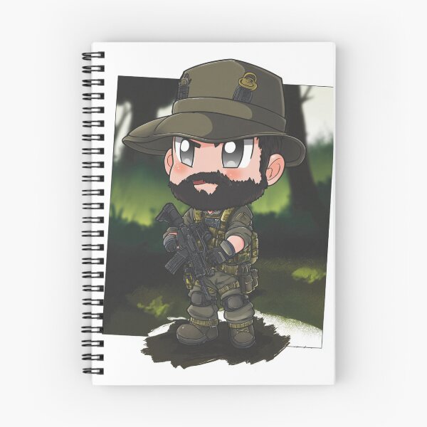 Item preview, Chibi Tactical SAS Captain | Cute Military Operator Art designed and sold by MyChibiArts.