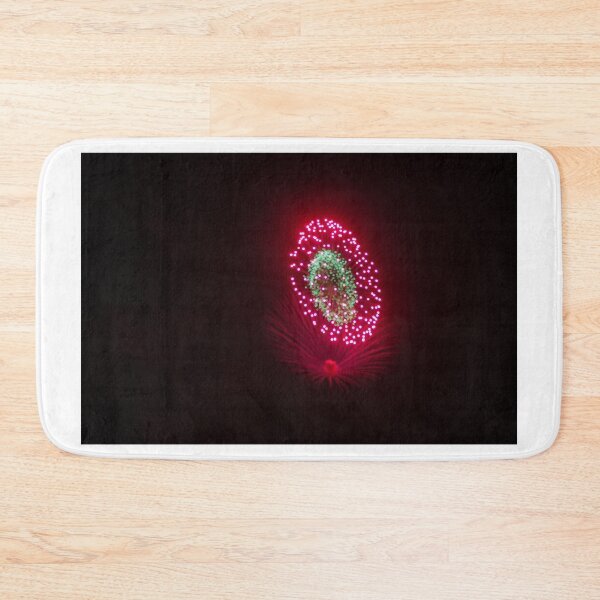 Item preview, Colorful Fireworks Display Fan Burst Over Night Sky designed and sold by Nmallia.