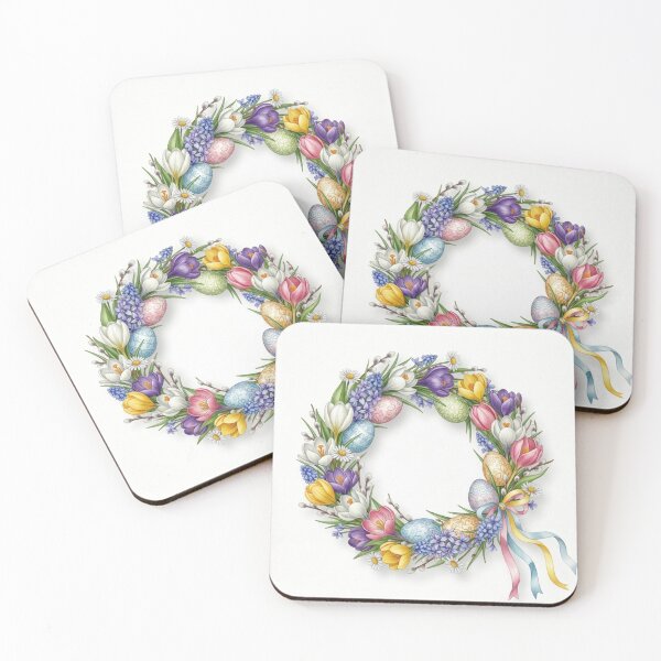 Item preview, Ostara Wreath: Morning Blooms and Sacred Eggs designed and sold by NeyhineAngelionShop.