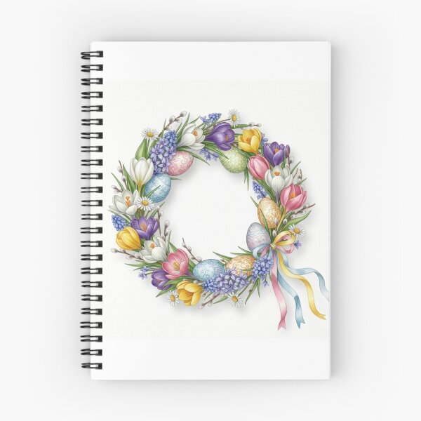 Item preview, Ostara Wreath: Morning Blooms and Sacred Eggs designed and sold by NeyhineAngelionShop.