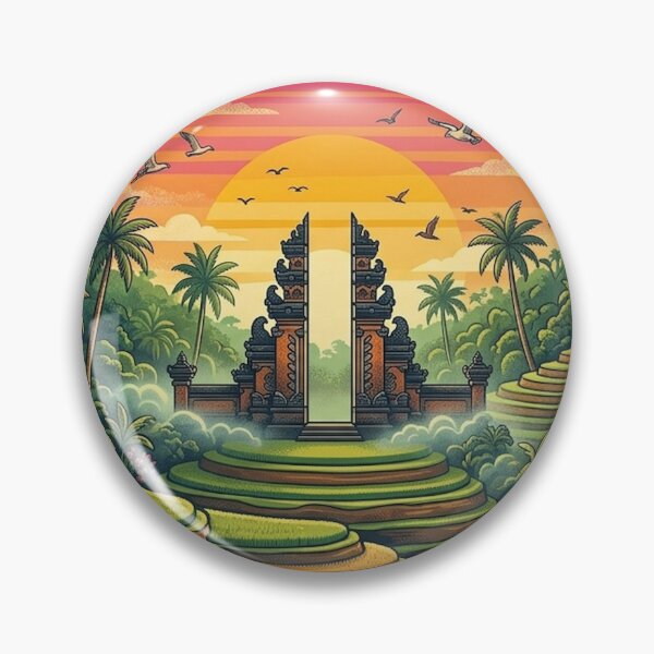 Item preview, Bali Vintage Retro Travel Design designed and sold by MIArt Studio.