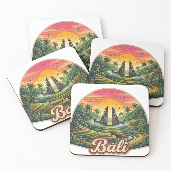 Item preview, Bali Vintage Retro Travel Design designed and sold by MIArt Studio.