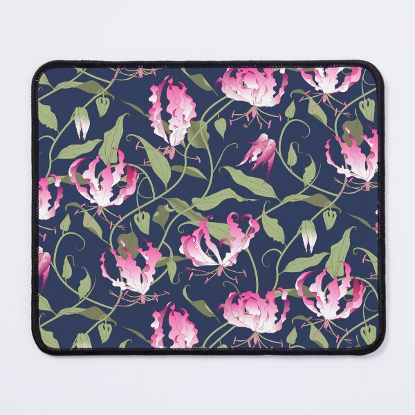 Item preview, Gloriosa - pink on dark blue designed and sold by kobyakov.