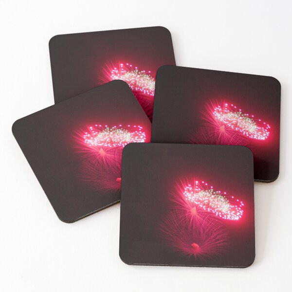 Item preview, Colorful Fireworks Display Fan Burst Over Night Sky designed and sold by Nmallia.