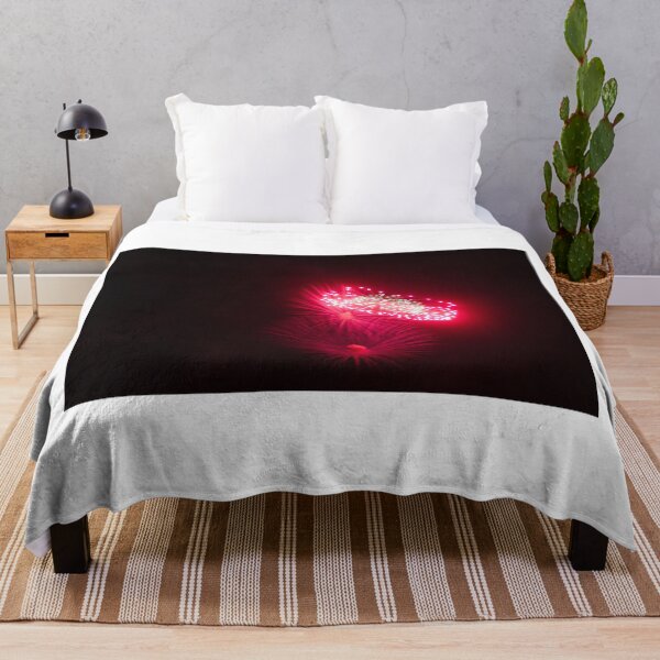 Item preview, Colorful Fireworks Display Fan Burst Over Night Sky designed and sold by Nmallia.