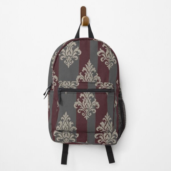 Item preview, Striped Burgundy & Smoky Gray Baroque designed and sold by DesignsByPrnces.