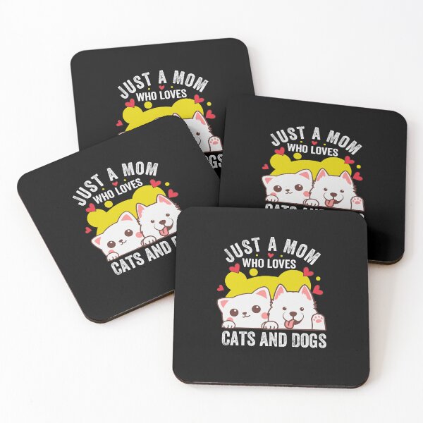Item preview, Just A Mom Who Loves Cats And Dogs designed and sold by SiarheiYur.