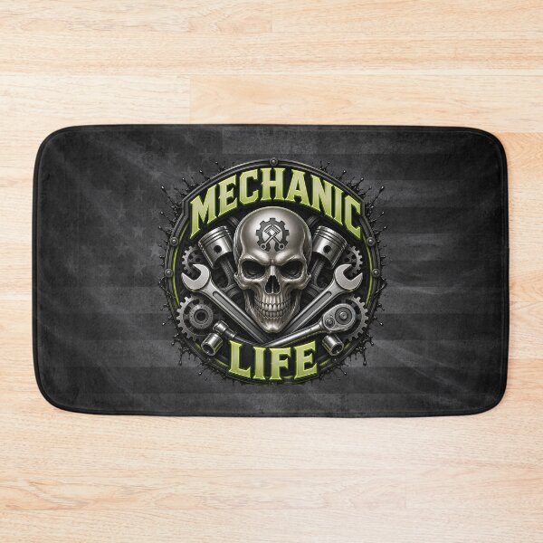 Item preview, Mechanic Life Skull Wrench Automotive Gearhead Design designed and sold by artistwill.