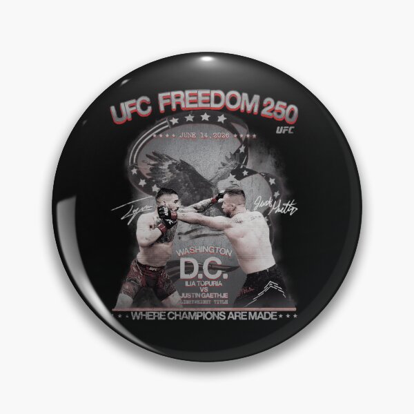 Item preview, Ilia Topuria Vs Justin Gaethje "UFC Freedom 250" Where Champions Are Made designed and sold by JeyVel.