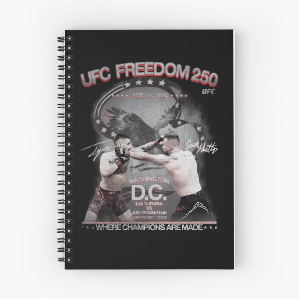 Item preview, Ilia Topuria Vs Justin Gaethje "UFC Freedom 250" Where Champions Are Made designed and sold by JeyVel.