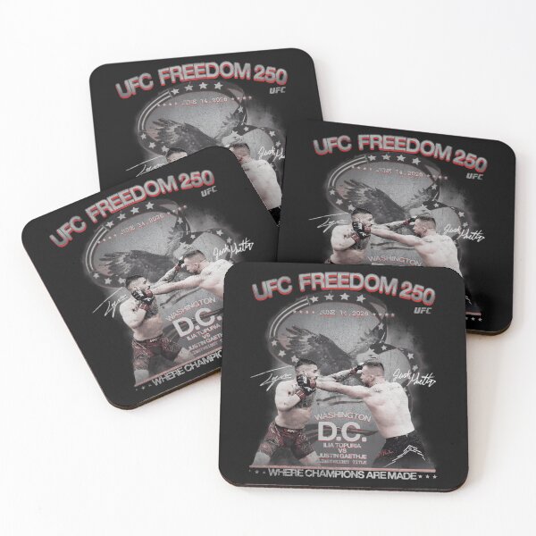 Item preview, Ilia Topuria Vs Justin Gaethje "UFC Freedom 250" Where Champions Are Made designed and sold by JeyVel.