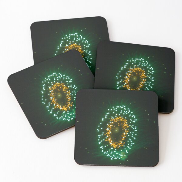 Item preview, Colorful Fireworks Display Fan Burst Over Night Sky designed and sold by Nmallia.
