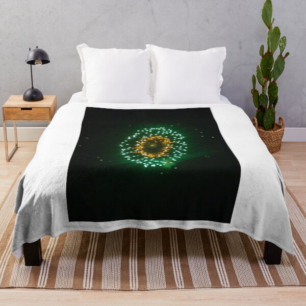 Item preview, Colorful Fireworks Display Fan Burst Over Night Sky designed and sold by Nmallia.