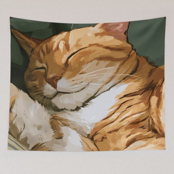 Item preview, A Sleeping Cat designed and sold by Sketch-Shack.