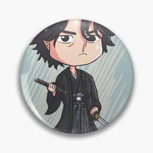 Item preview, Chibi Demon‑Slayer Samurai | Cute Sengoku Warrior Art designed and sold by MyChibiArts.