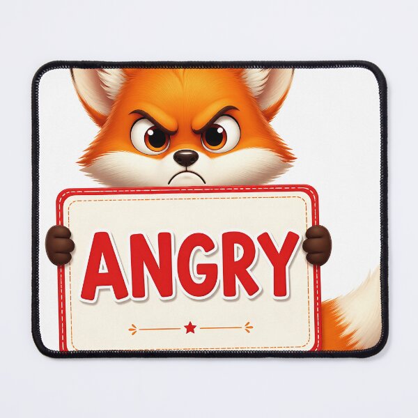 Item preview, the angry fox designed and sold by EdicionesJML.