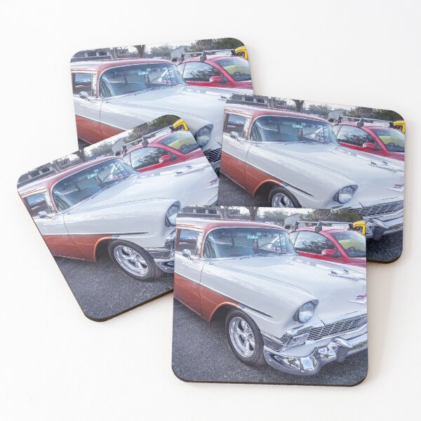 Item preview, 1956 Tan and White Chevrolet Bel Air 210 Station Wagon X220 designed and sold by RichFrancoCars.