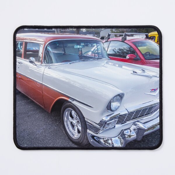 Item preview, 1956 Tan and White Chevrolet Bel Air 210 Station Wagon X220 designed and sold by RichFrancoCars.